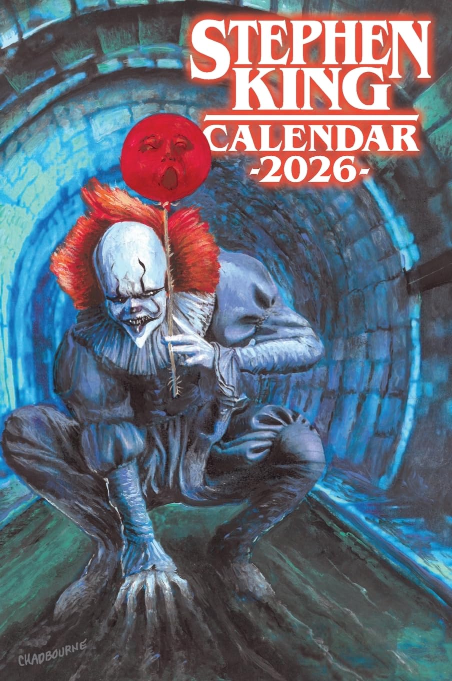 2026 Stephen King Calendar Meet Pennywise: Meeting Stephen King