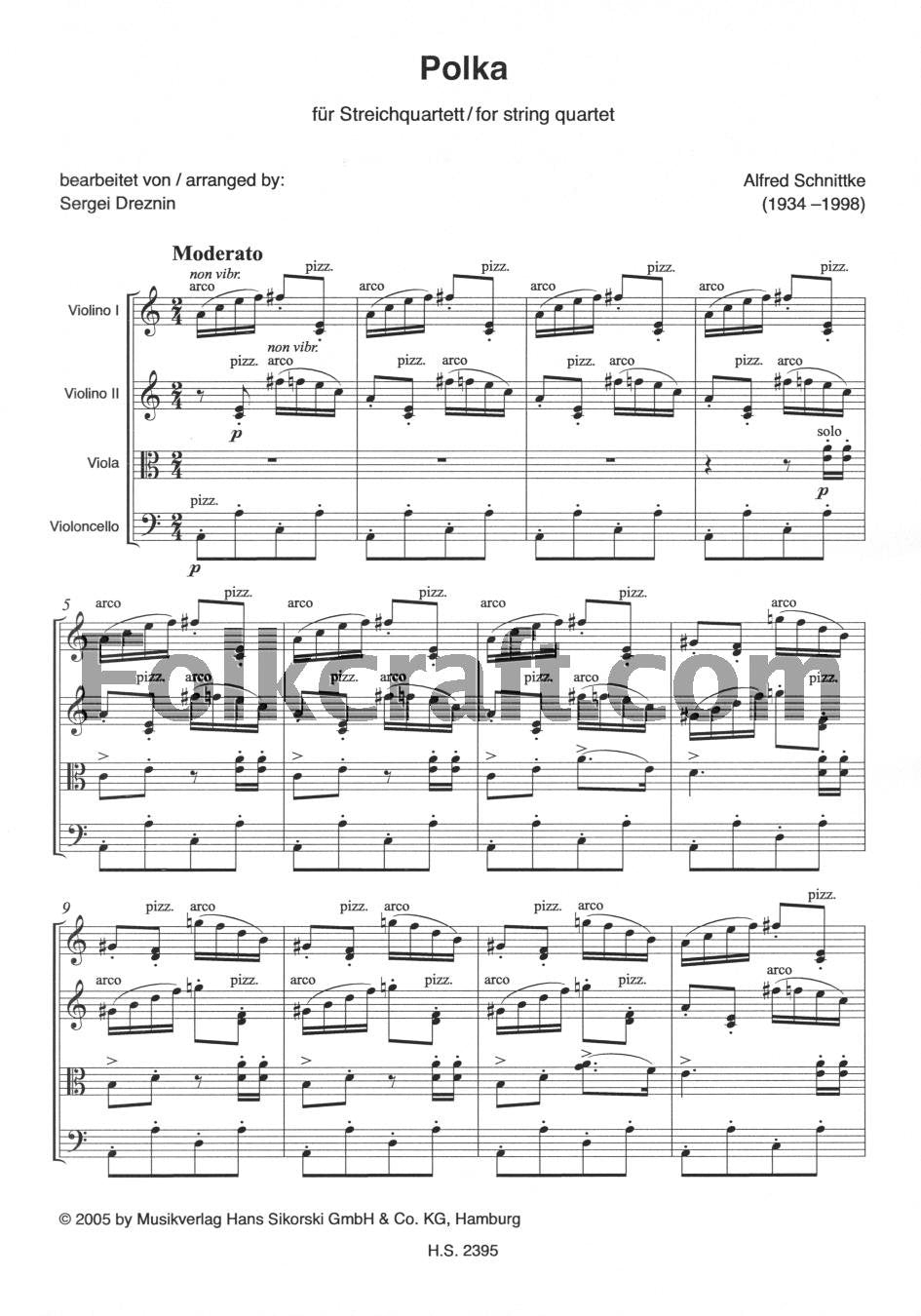 Polka: String Quartet