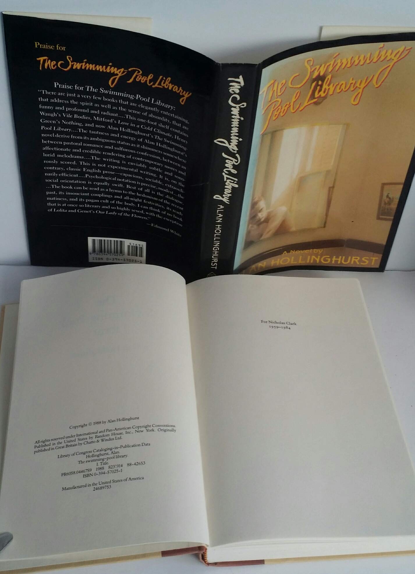 The Swimming-Pool Library by Hollinghurst, Alan
