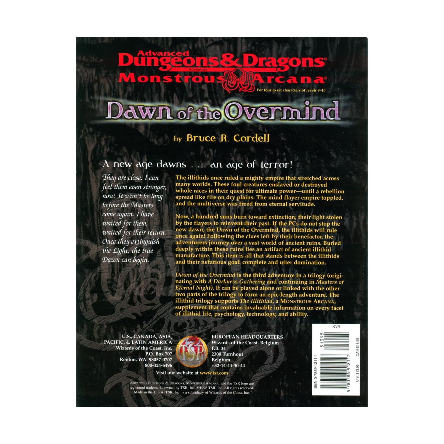 Dawn of the Overmind (Advanced Dungeons & Dragons/Monstrous Arcana)
