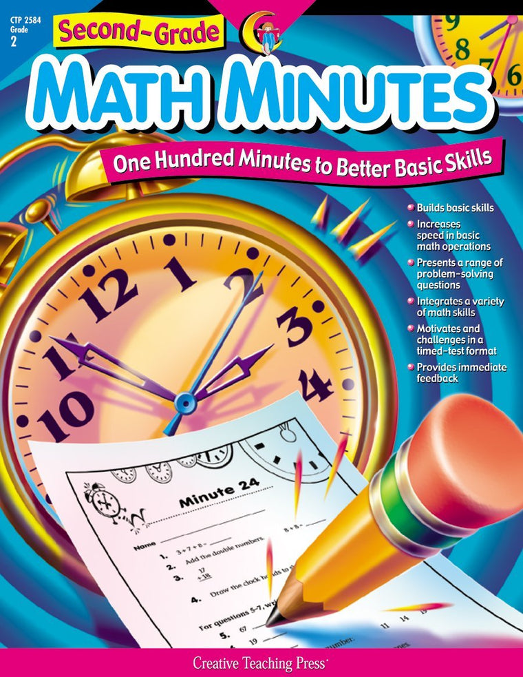 Creative Teaching Press Math Minutes, Grade 2