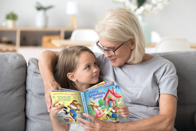 A Visit to Grandma's House - Story-time Rhyming Board Book for Toddlers, Ages 0-4 - Part of the Tender Moments Series - A Sweet Rhyming Story that's Perfect for Reading Together — back cover