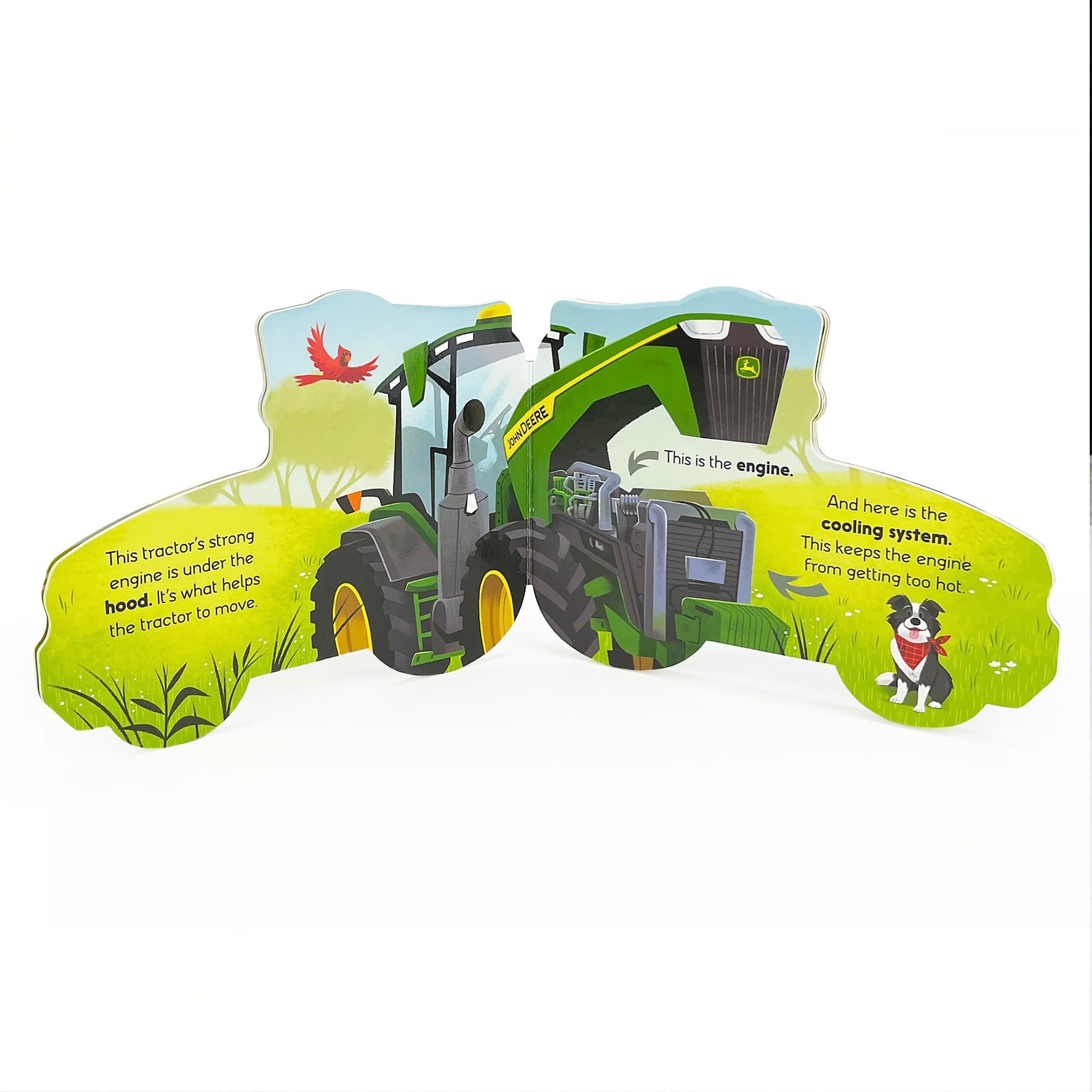 John Deere How Tractors Work - Children's Shaped Board Book for Little Farmers and Tractor Lovers (John Deere Kids)