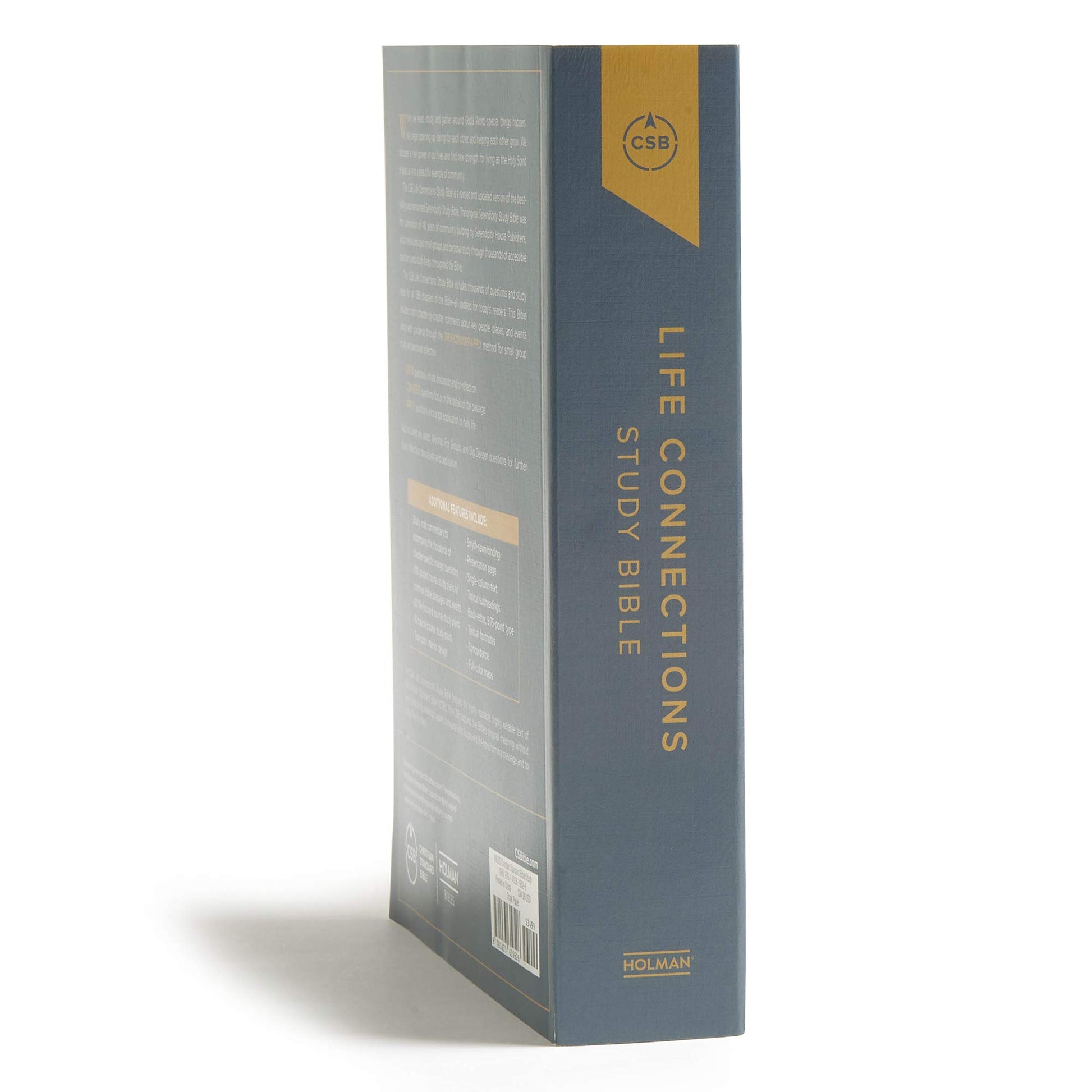 CSB Life Connections Study Bible, Trade Paper, Black Letter, Study Notes and Commentary, Margin Questions, Icons, Small Groups, Easy-to-Read Bible Serif Type