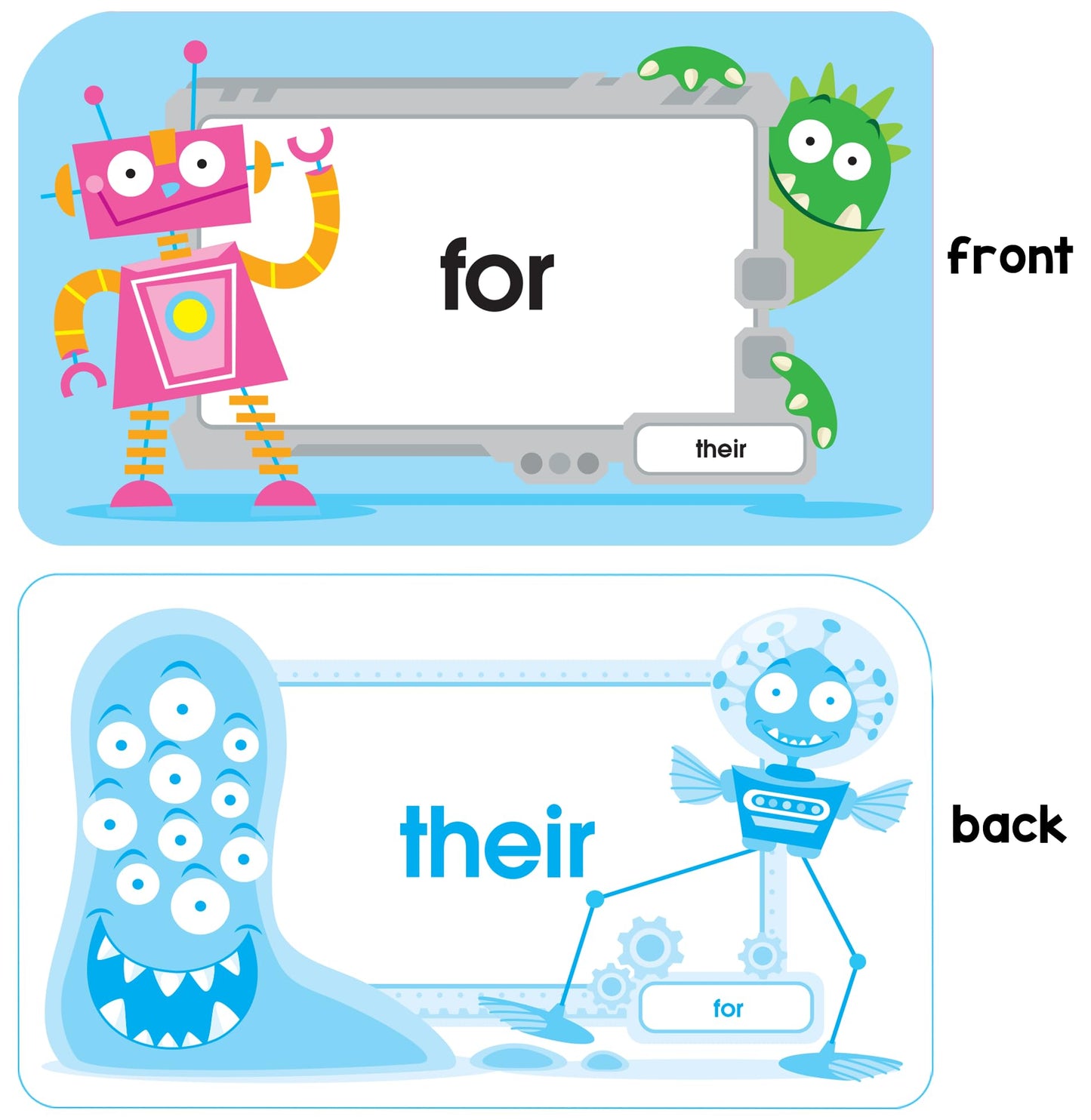 School Zone Sight Words Flash Cards: 56 Cards, Kindergarten, 1st Grade, Phonics, Beginning Reading, Sight Reading, Early-Reading Words, Ages 5+