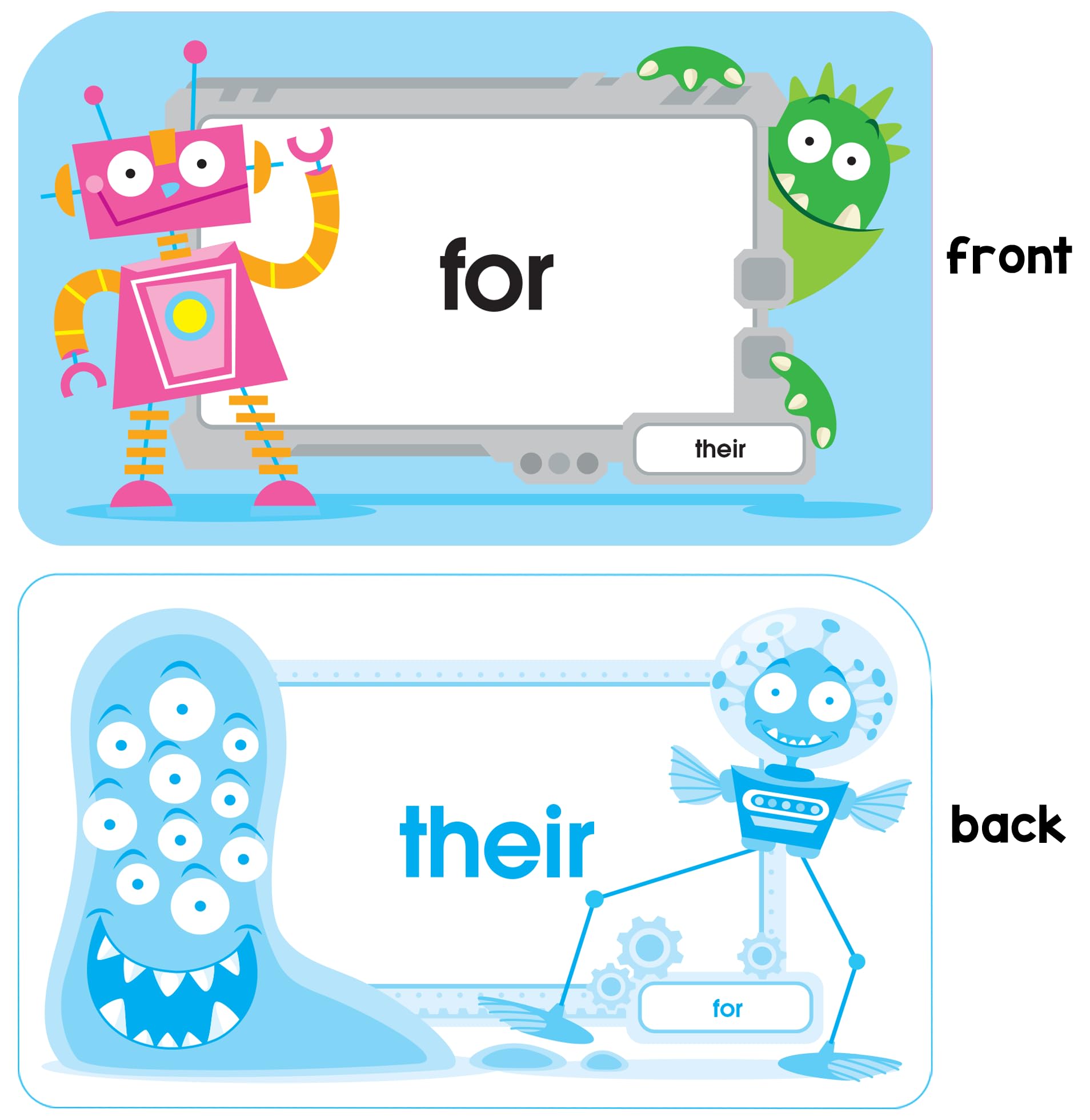 School Zone Sight Words Flash Cards: 56 Cards, Kindergarten, 1st Grade, Phonics, Beginning Reading, Sight Reading, Early-Reading Words, Ages 5+
