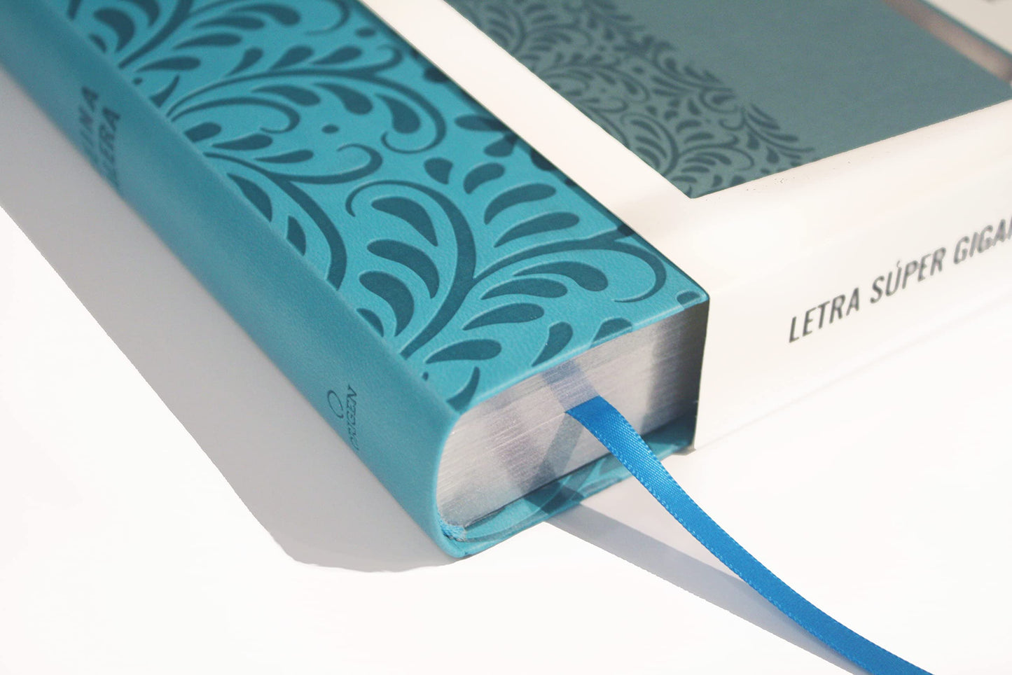 Biblia Reina Valera letra s?per gigante, s?mil piel aguamarina / Spanish Bible Reina Valera Super Giant Print, Aquamarine Leathersoft (Spanish Edition)