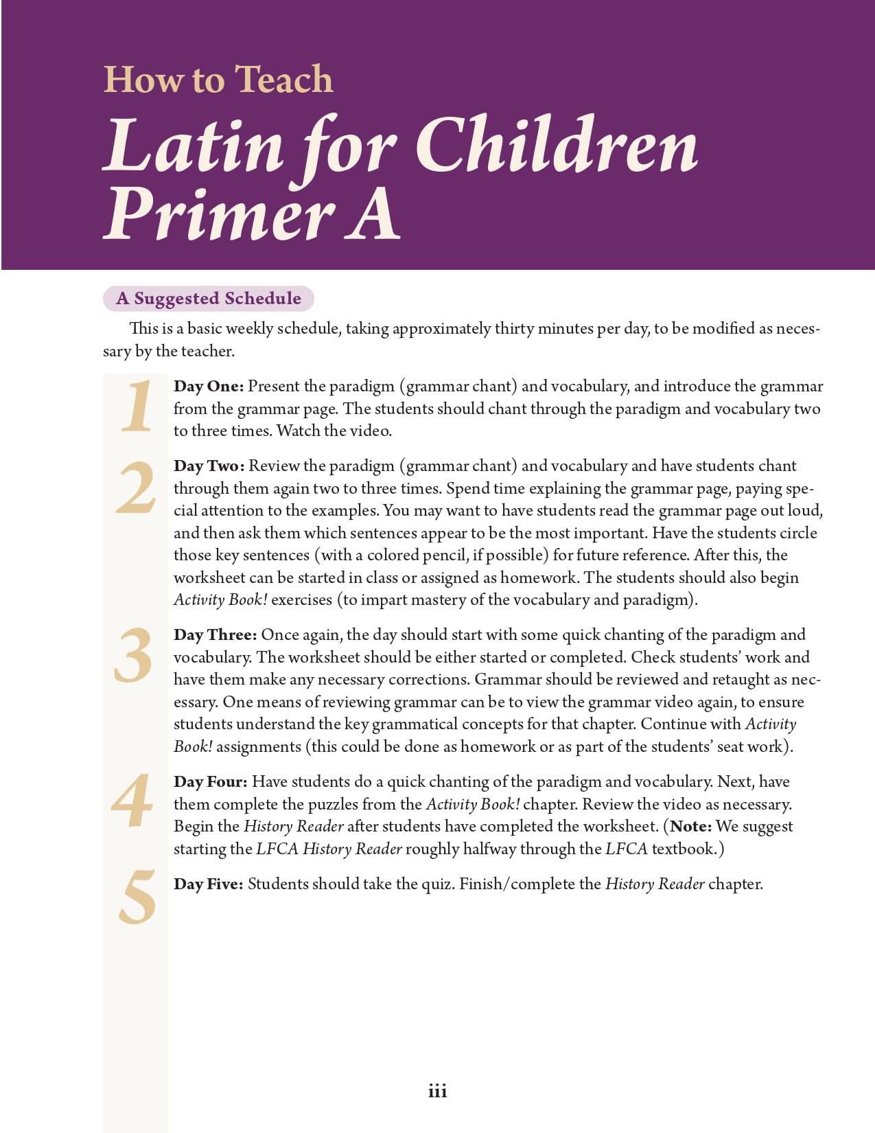 Latin for Children, Primer A (Latin Edition)