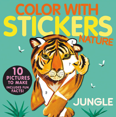 Color with Stickers: Jungle: Create 10 Pictures with Sticker