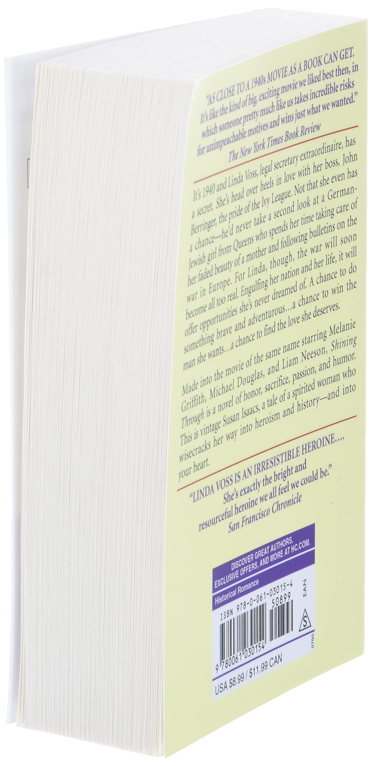 Shining Through by Susan Isaacs (Paperback)