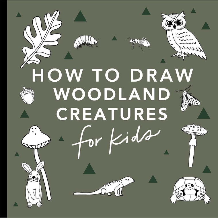 Mushrooms & Woodland Creatures: How to Draw Books for Kids with Woodland Creatures, Bugs, Plants, and Fungi (How to Draw For Kids Series)