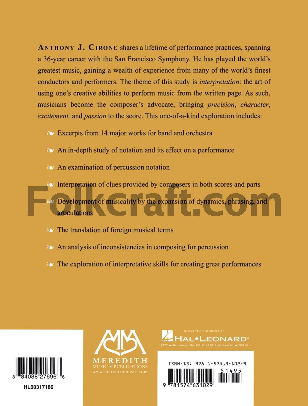 On Musical Interpretation in Percussion Peformance: A Study of Notation and Musicianship