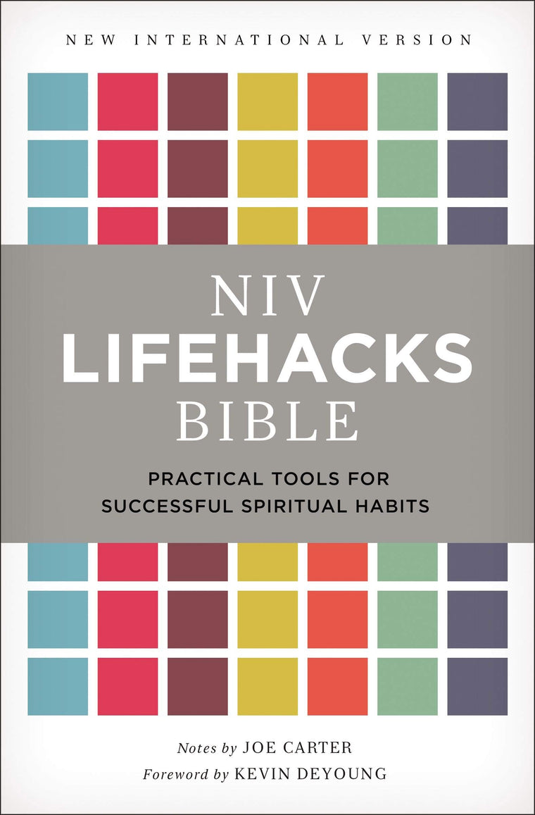 NIV, Lifehacks Bible, Hardcover: Practical Tools for Successful Spiritual Habits