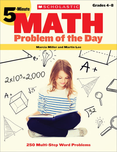 5-Minute Math Problem of the Day: 250 Multi-Step Word Problems