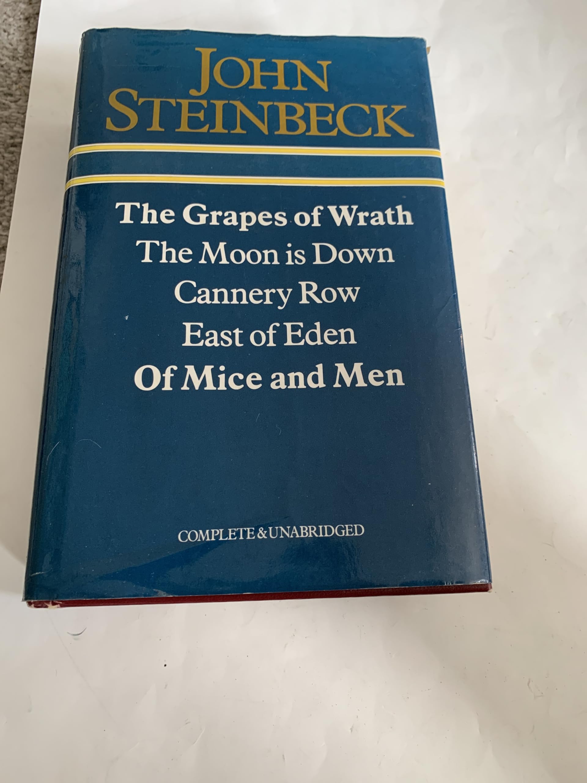 The Grapes of Wrath / The Moon Is Down / Cannery Row / East of Eden / Of Mice and Men