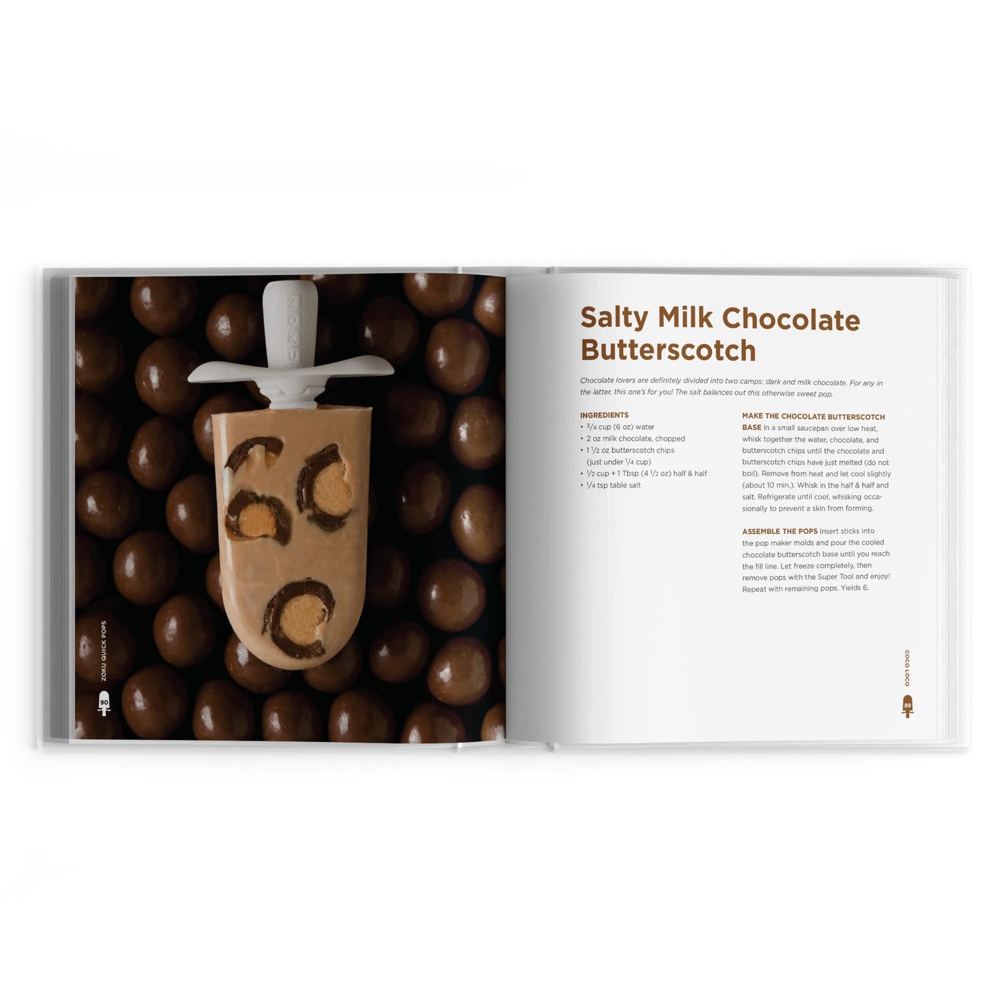 Zoku Quick Pops Recipe Book, Perfect the Art of Popsicle Making