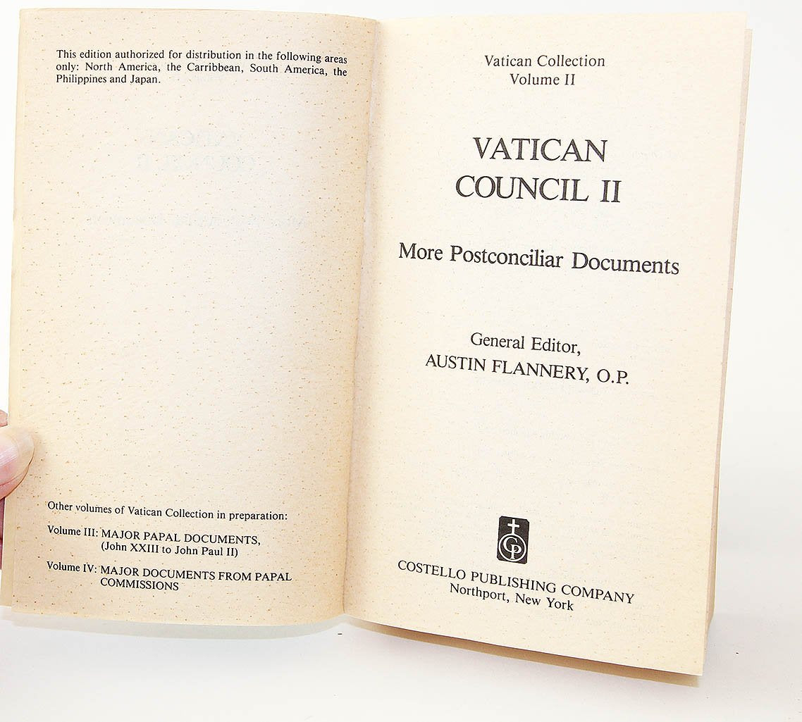 Vatican Council II, Vol. 2: More Post-Conciliar Documents