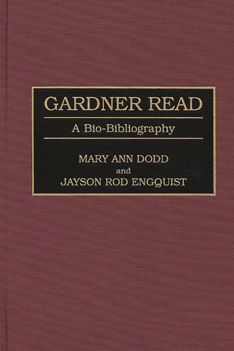 Gardner Read: A Bio-Bibliography (Bio-Bibliographies in Music)