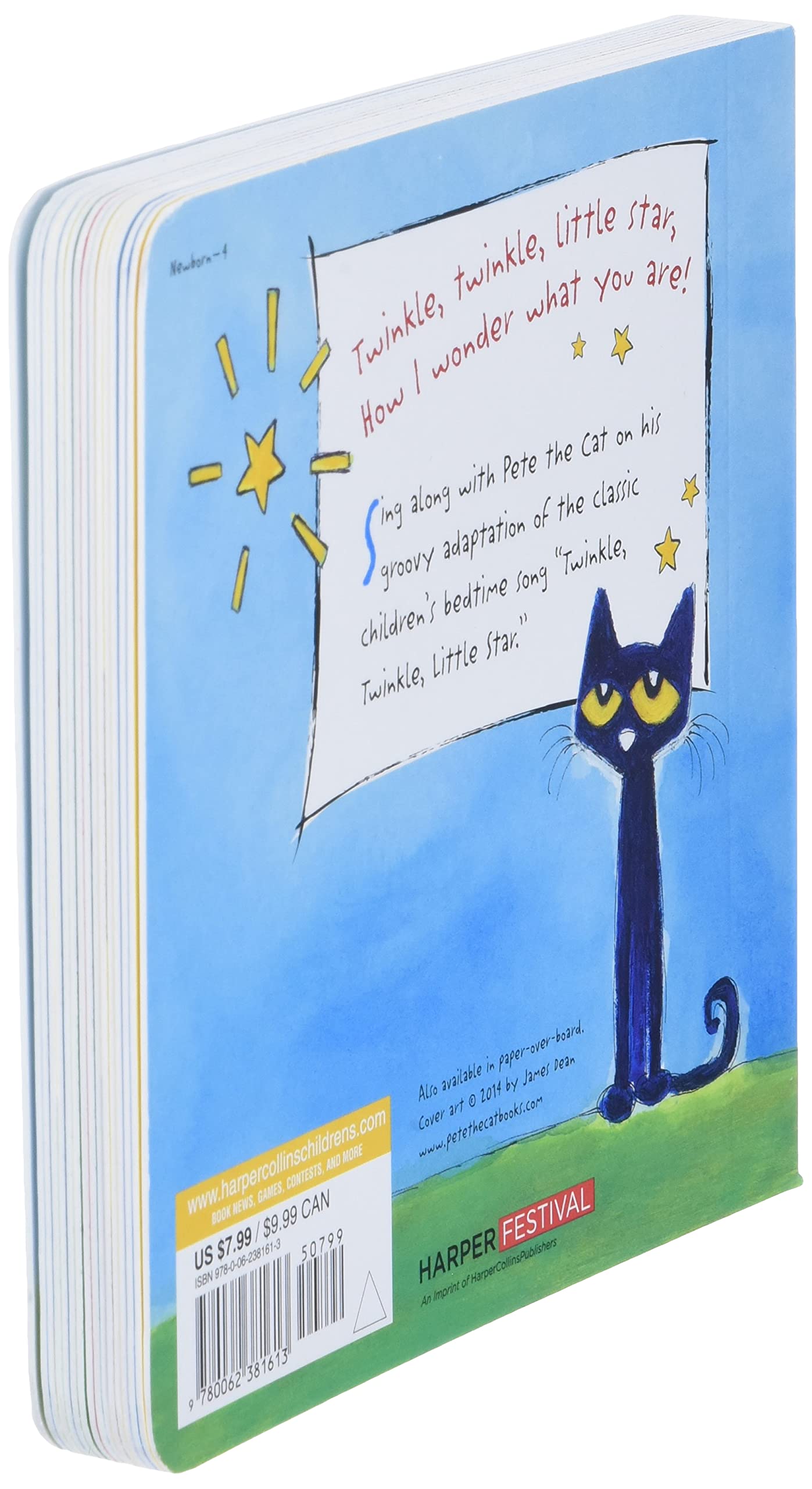 Pete the Cat: Twinkle, Twinkle, Little Star Board Book