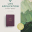 NLT Life Application Study Bible, Third Edition (LeatherLike, Purple, Red Letter)