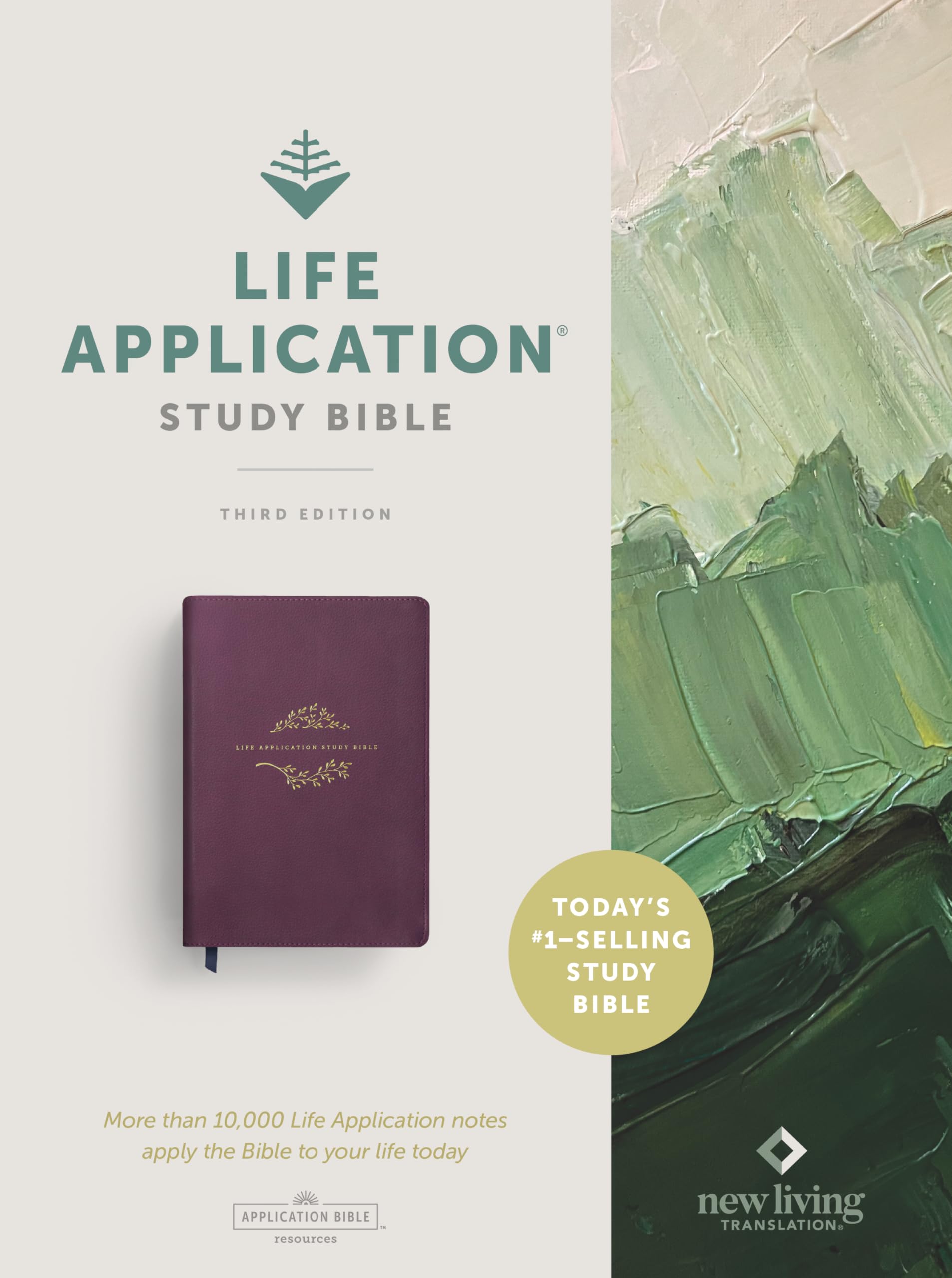 NLT Life Application Study Bible, Third Edition (LeatherLike, Purple, Red Letter)