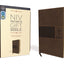 NIV, Premium Gift Bible, Leathersoft, Brown, Red Letter, Comfort Print: The Perfect Bible for Any Gift-Giving Occasion