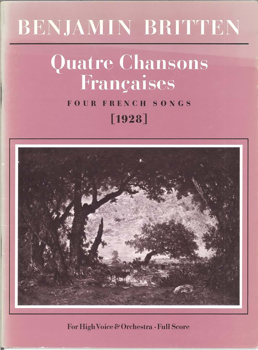 Quatre Chansons Francais: Score (Faber Edition)