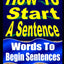 How To Start A Sentence: Words To Begin Sentences (English Daily Use)