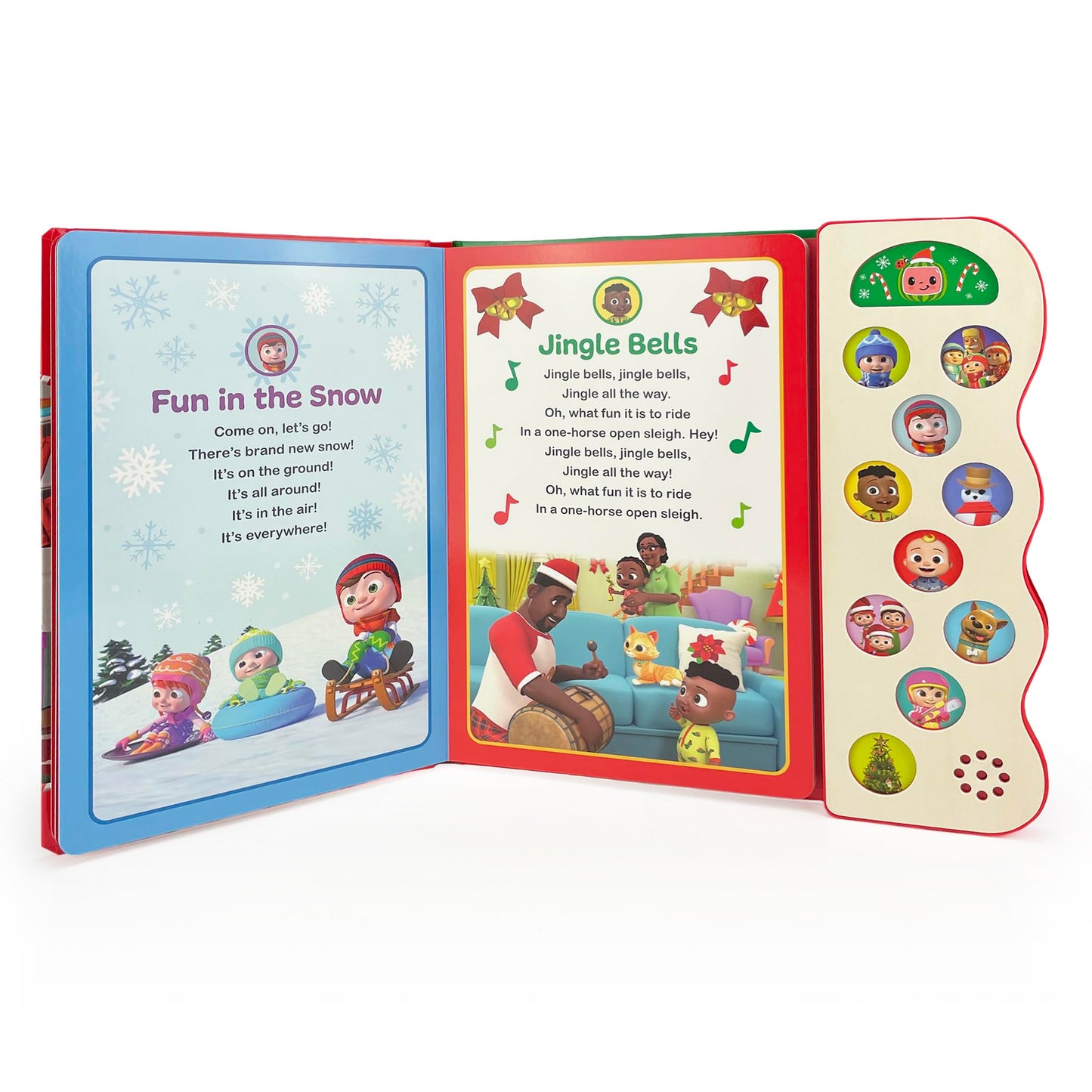 CoComelon Christmas and Snowy Sing-Along Songs - Children's Book