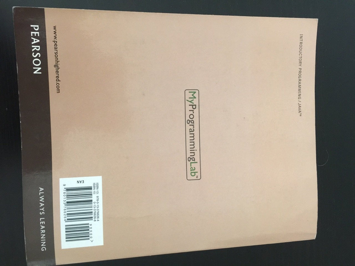 Java: An Introduction to Problem Solving and Programming (7th Edition)