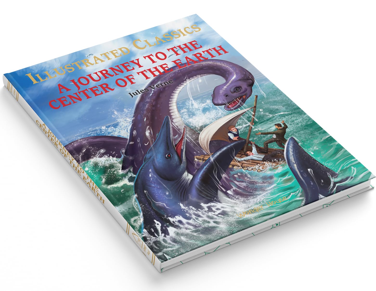 Illustrated Classics - Journey To The Center of The Earth: Abridged Novels With Review Questions
