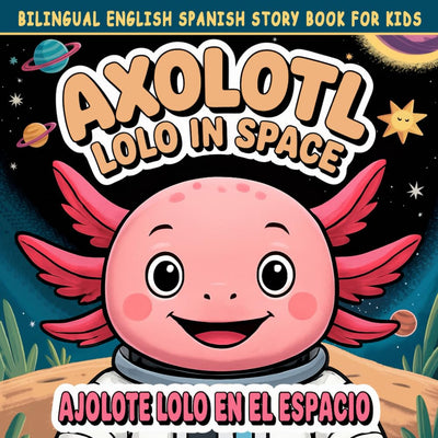 Bilingual English Spanish Story Book for Kids: Axolotl Lolo in Space / Ajolote Lolo en el Espacio: Bedtime Story for Children Ages 4-8 - Early ... para nios) (Lolos Bilingual Adventures)