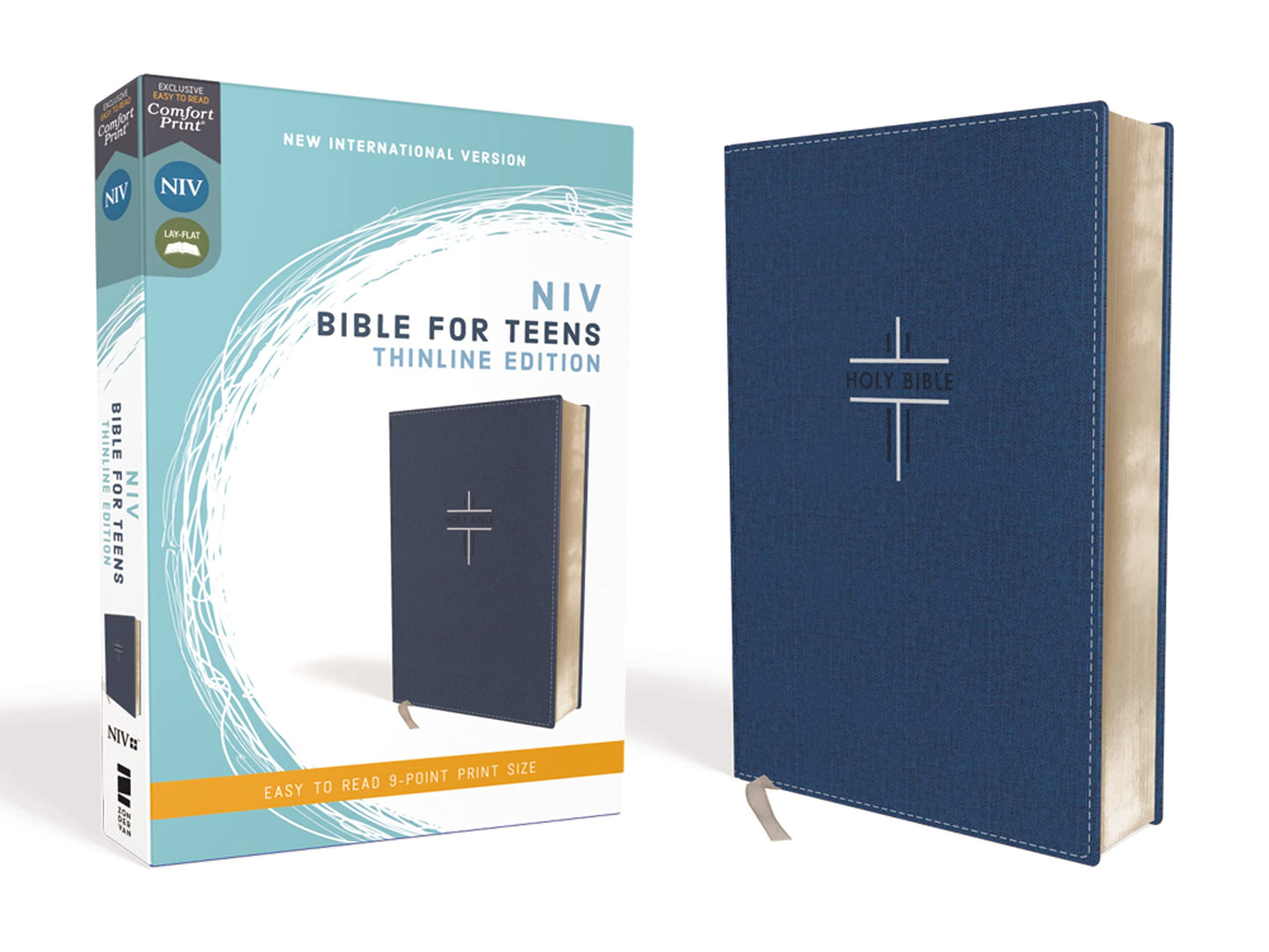 NIV, Bible for Teens, Thinline Edition, Leathersoft, Blue, R