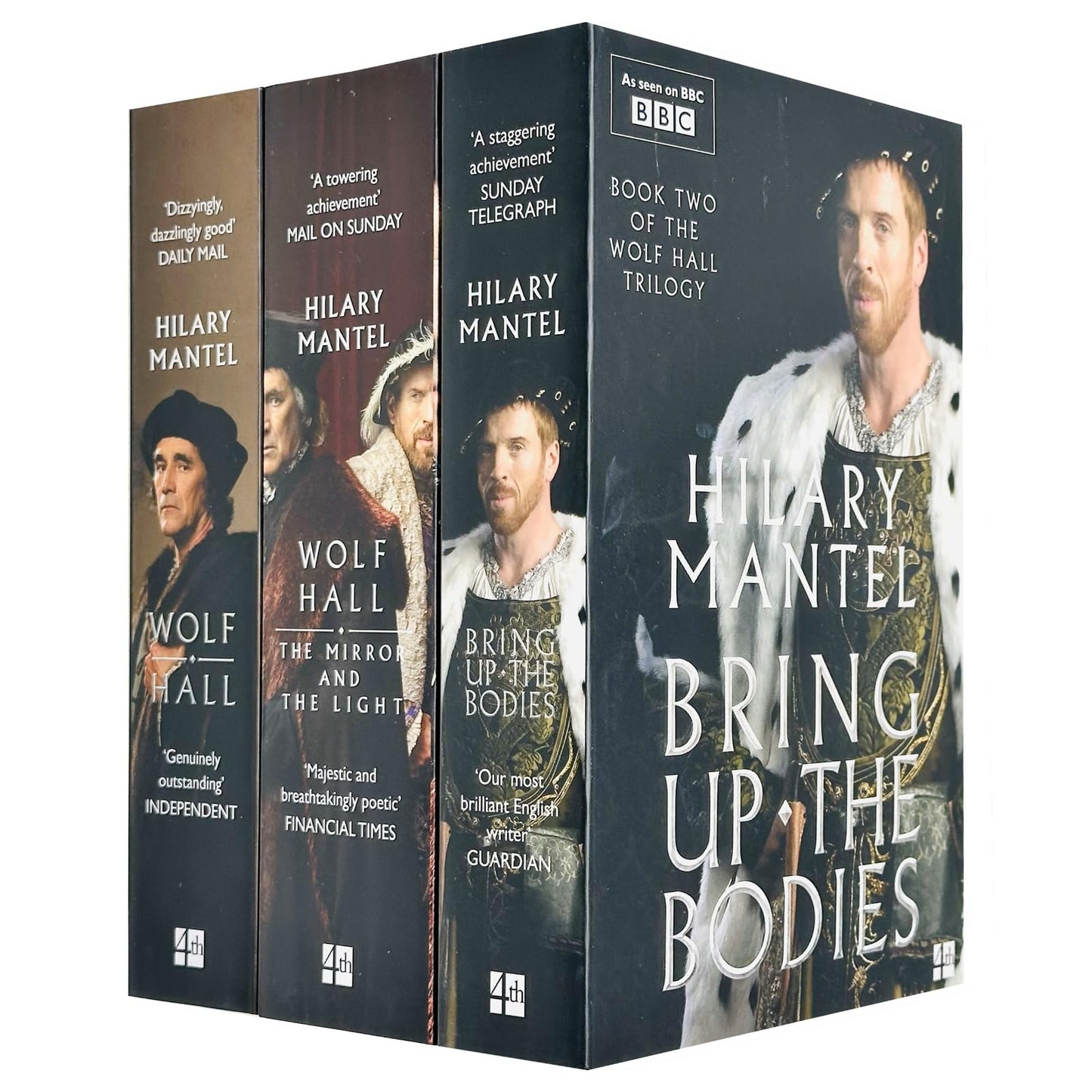 Wolf Hall Trilogy 3 Books Collection Set By Hilary Mantel (The Mirror and the Light [Hardcover], Wolf Hall, Bring Up the Bodies)