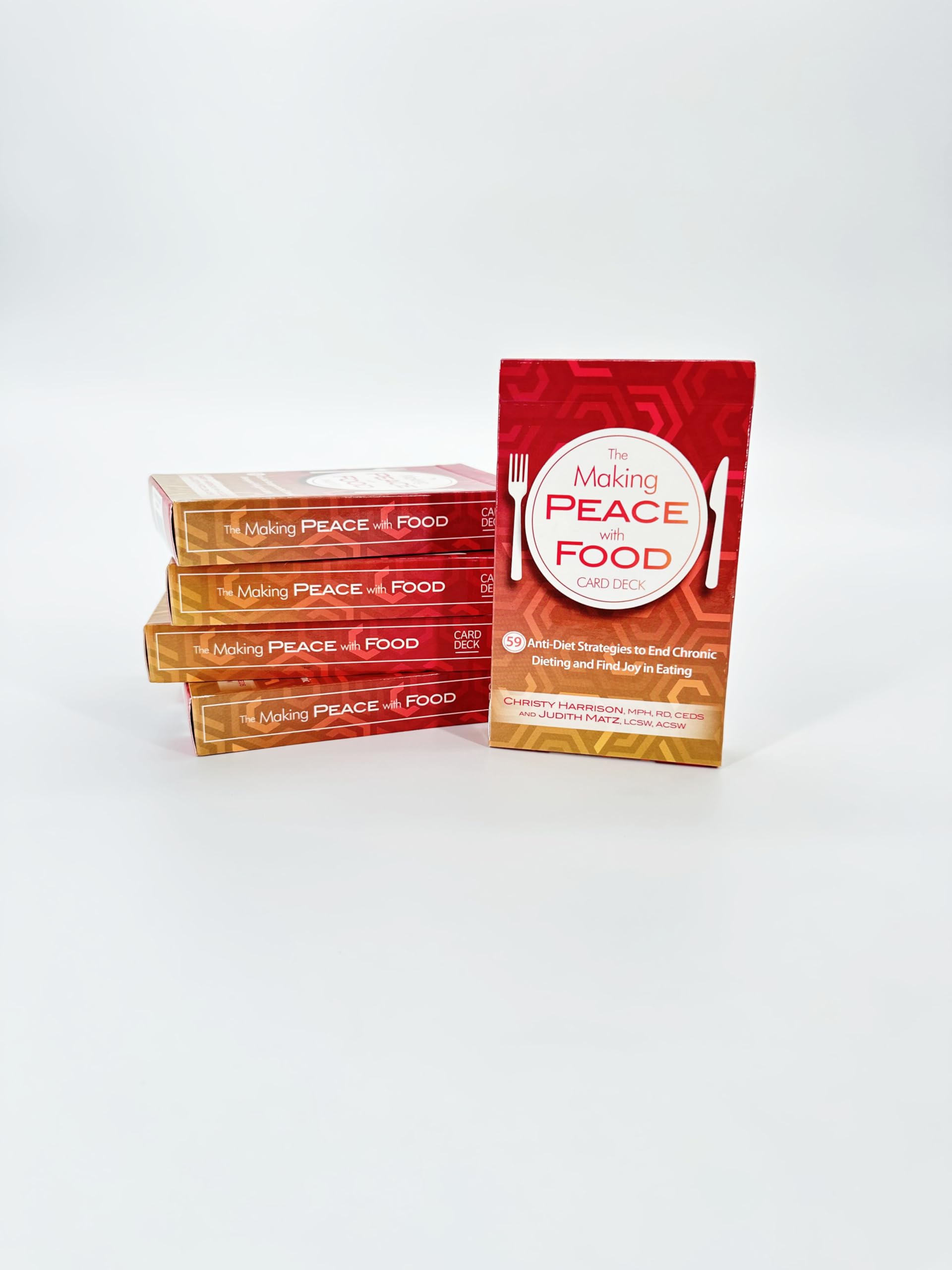 The Making Peace with Food Card Deck: 59 Anti-Diet Strategies to End Chronic Dieting and Find Joy in Eating