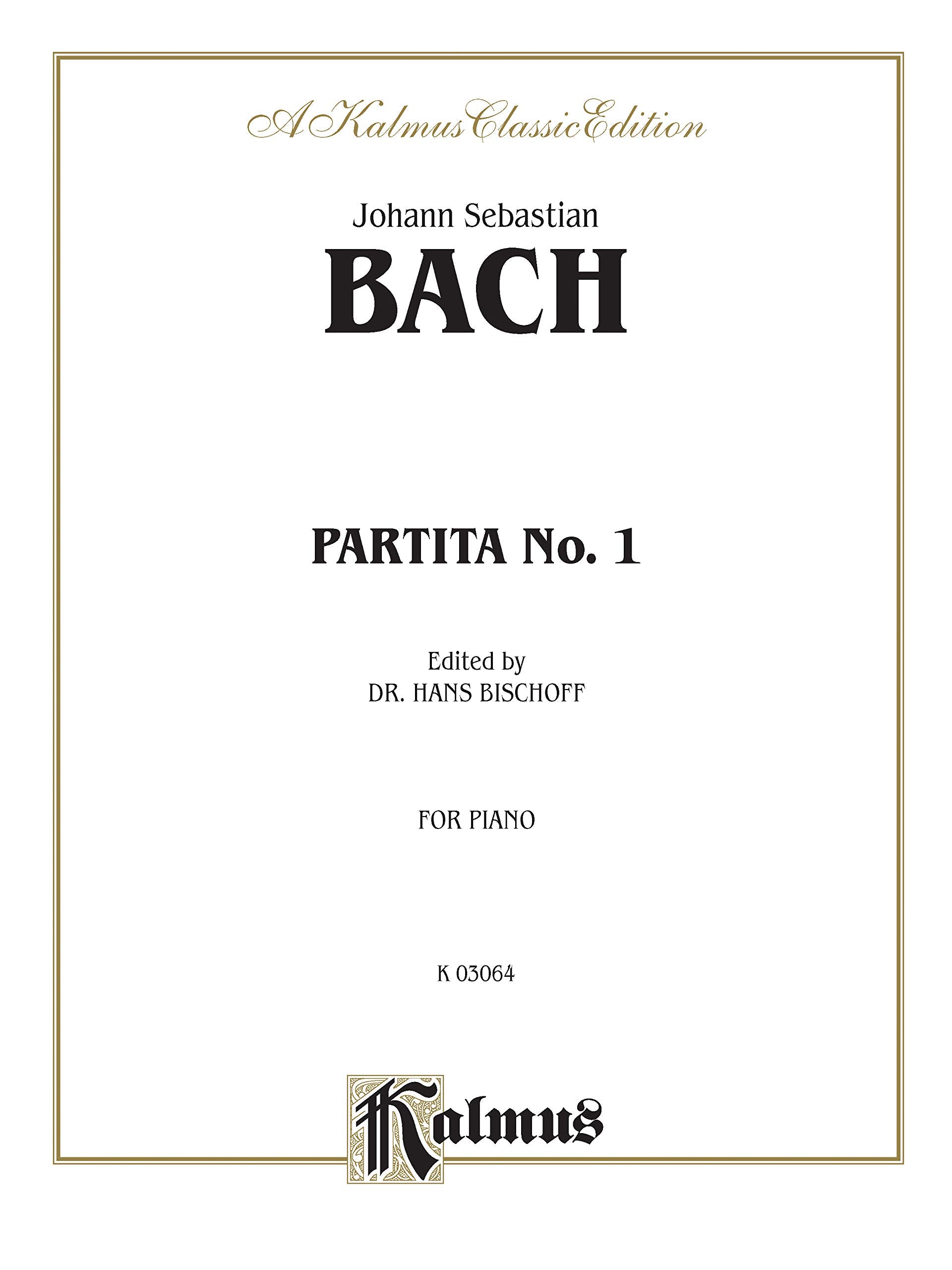 Partita No. 1 in B-flat Major (Kalmus Edition)