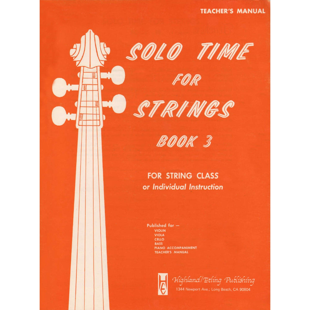 Solo Time for Strings, Book 1