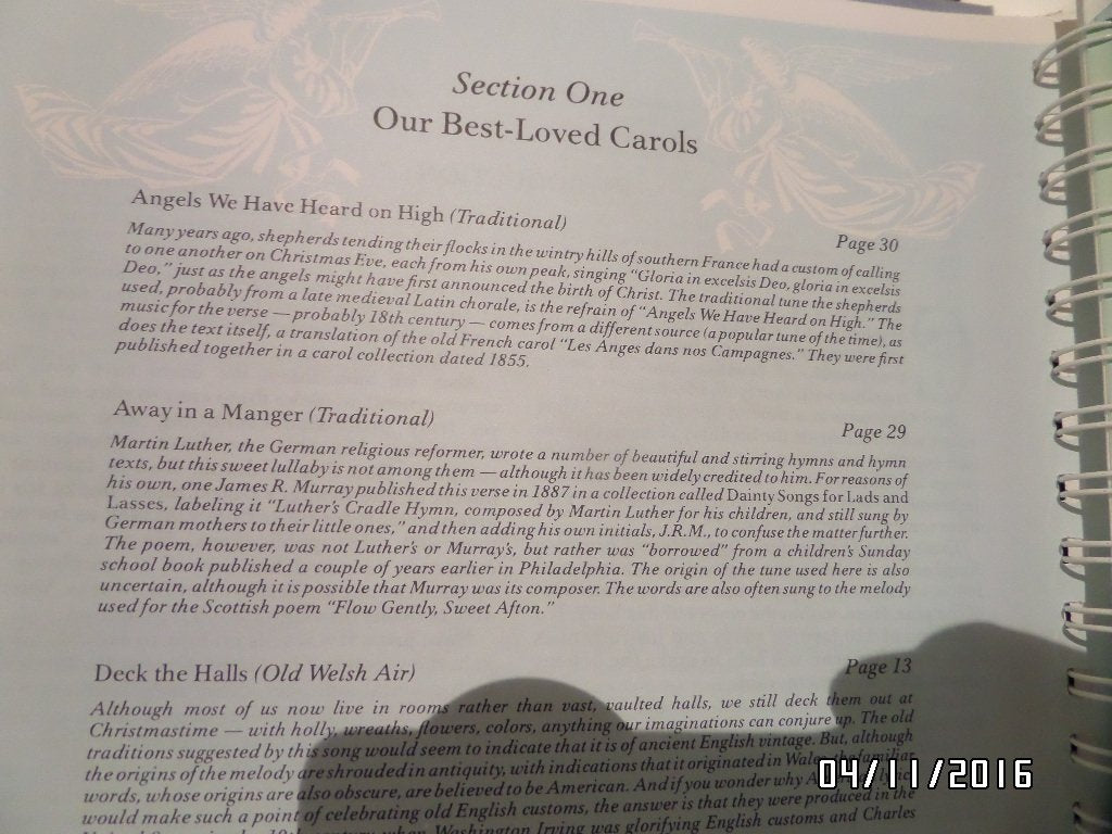 The Reader's Digest Merry Christmas Songbook by William L. S