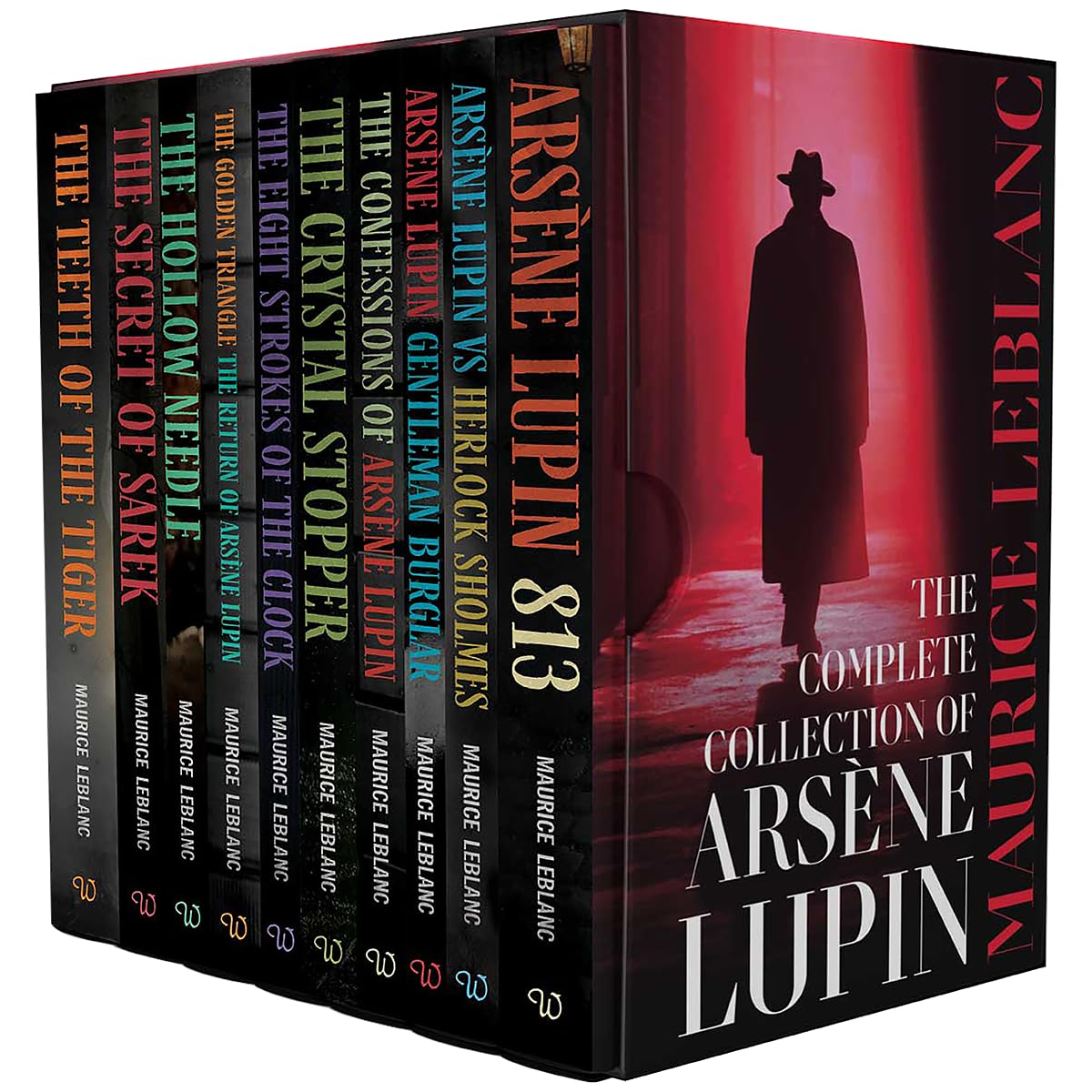 The Complete Collection of Arsne Lupin 10 Books Box Set by Maurice LeBlanc(Gentleman Burglar, The Confessions, The Crystal Stopper, The Fight Strokes of the clock & More)