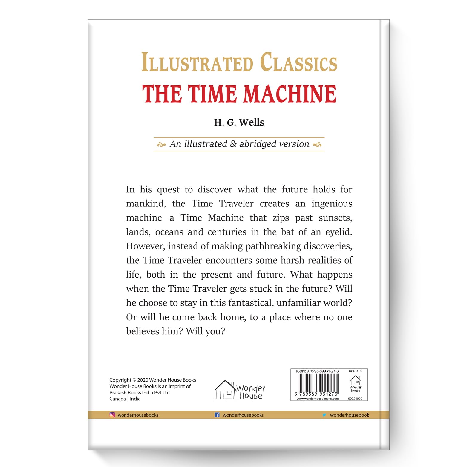 Illustrated Classics - Time Machine: Abridged Novels With Review Questions