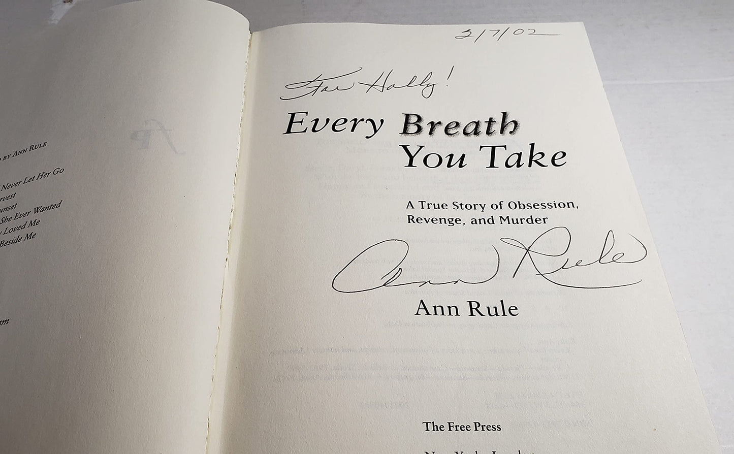 Every Breath You Take: A True Story of Obsession, Revenge, and Murder