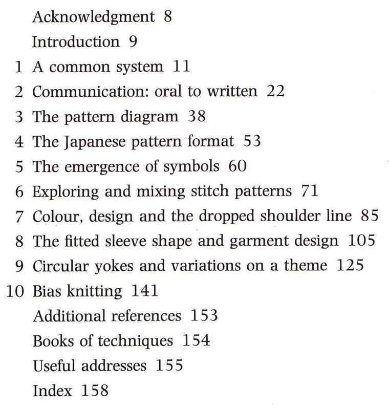 Machine and Hand Knitting: Pattern Design — back cover