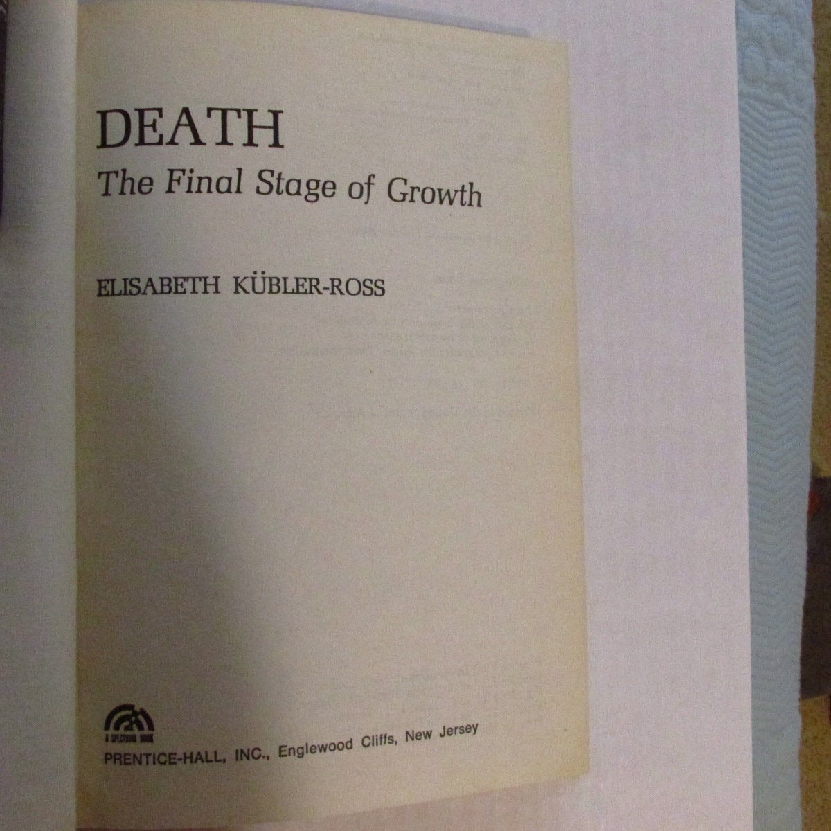 Death: The Final Stage of Growth