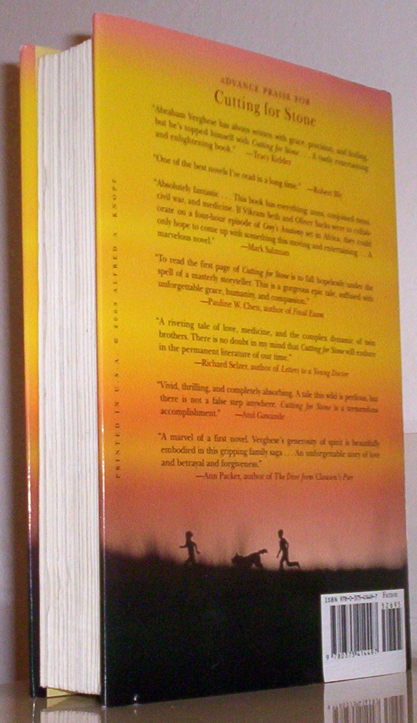 Cutting for Stone: A Novel by Abraham Verghese