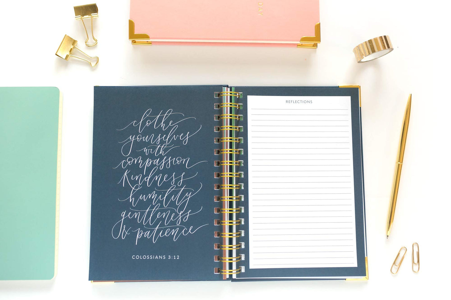 Prayer Journal for Women: An Inspirational Christian Bible Journal, Prayer Notebook & Devotional (Premium Gold Spiral-Bound Hardcover)