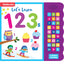 Lets Learn 123s - Interactive Toddler Counting Sound Book with 27 Buttons  Tracing, Number Recognition, Children's Board Book  Learn Numbers 1-25  Fun Early Learning Activities for Boys & Girls
