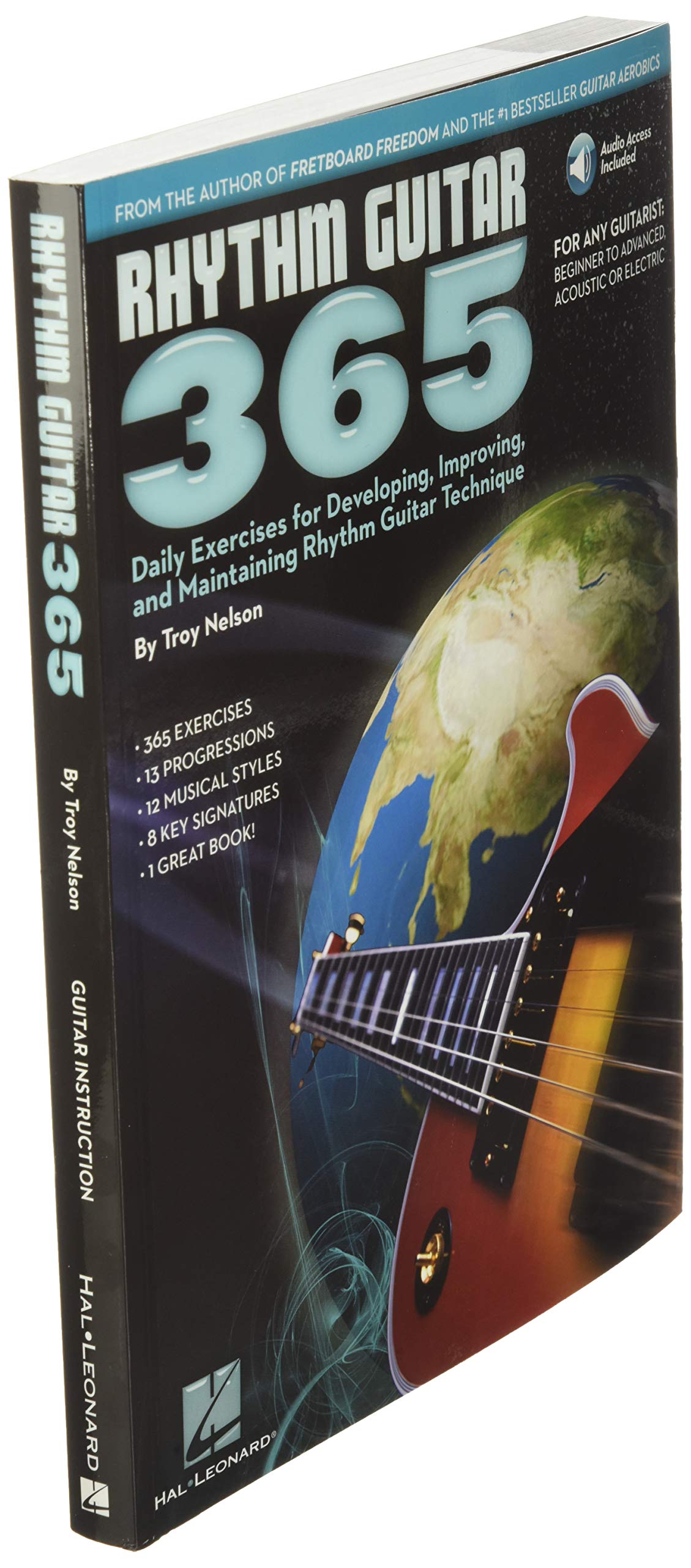 Rhythm Guitar 365: Daily Exercises for Developing, Improving and Maintaining Rhythm Guitar Technique Bk/online audio