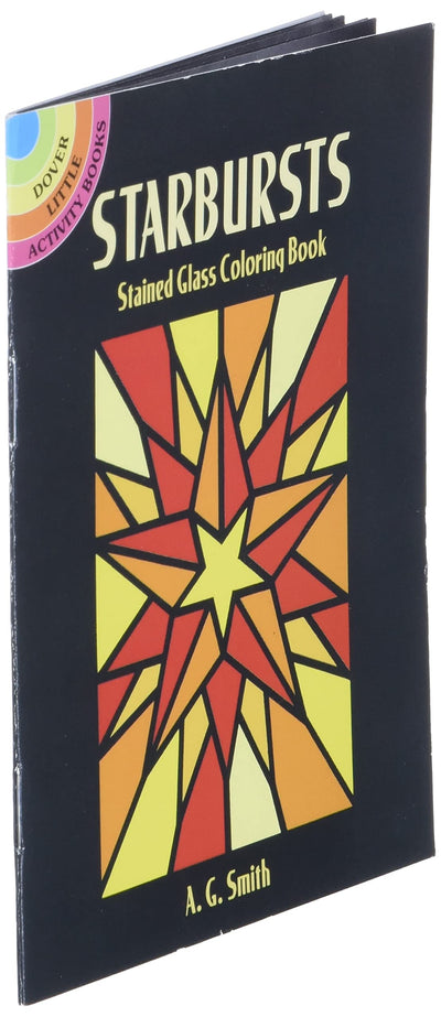 Starbursts Mini Stained Glass Coloring Book (Dover Little Activity Books: Art & Desig)