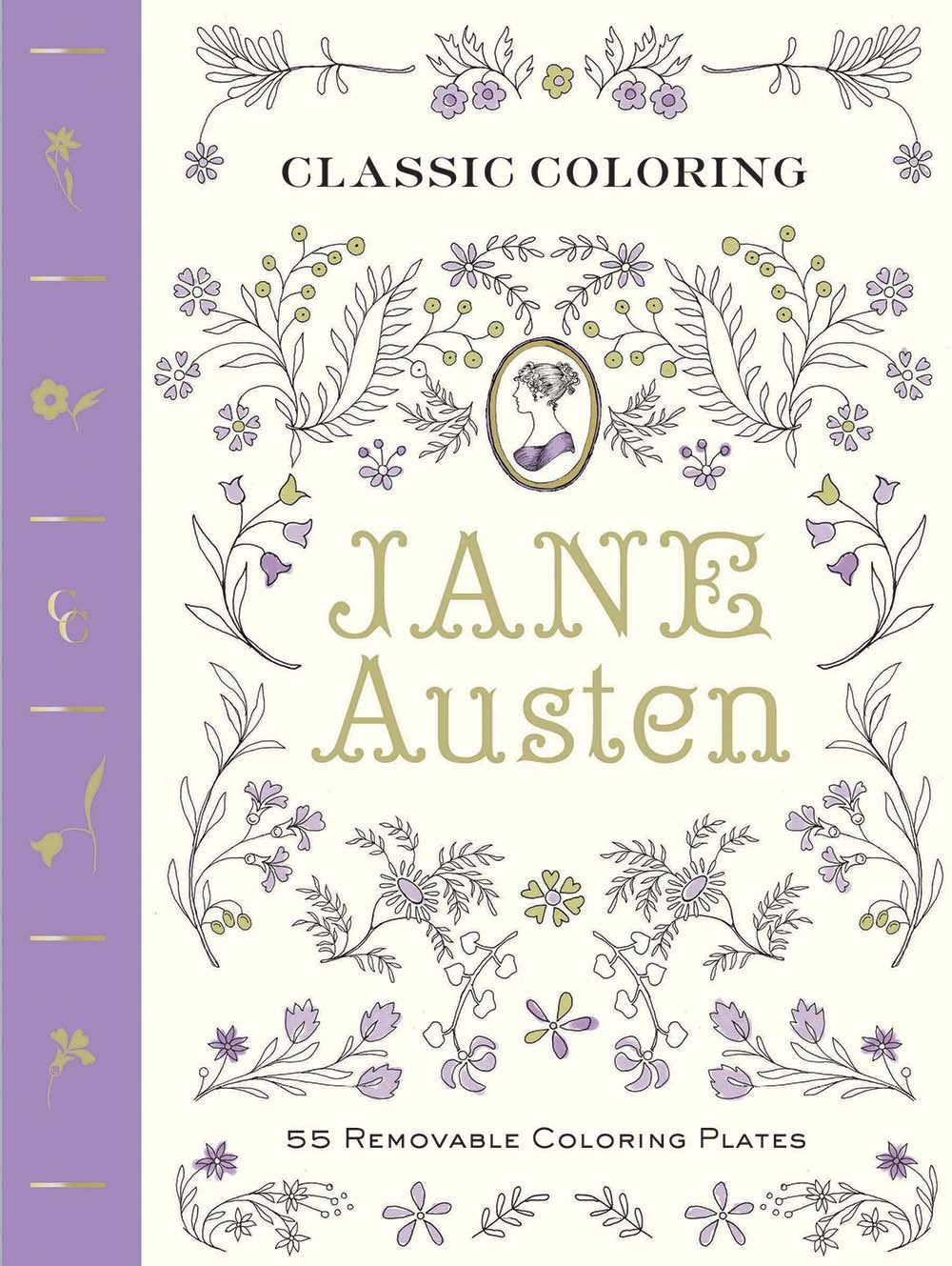 Classic Coloring: Jane Austen (Adult Coloring Book): 55 Removable Coloring Plates
