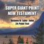 Super Giant Print New Testament, Volume II, Luke-John, 24-Point Text, KJV: One-Column Format (Super Giant Print Print New Testament)